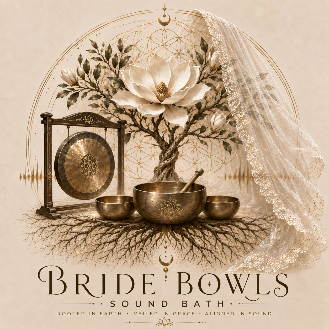 Bride Bowls rooted magnolia artwork